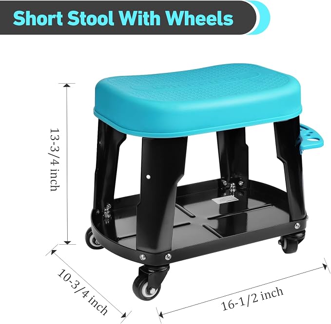 DURATECH Rolling Mechanic Stool, Shop Stools - Image 2
