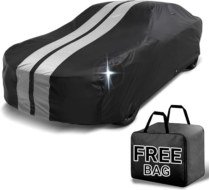 iCarCover Custom Car Cover for Chevy Malibu Waterproof All Weather Rain Snow UV by iCarCover