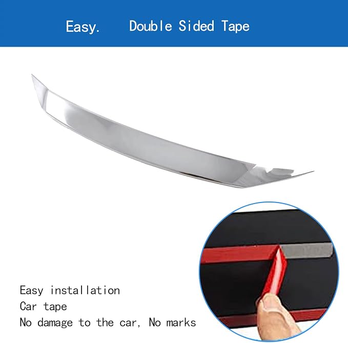 Front Hood Air Deflector，Car Bonnet Molding Cover Trim Fit - Image 4