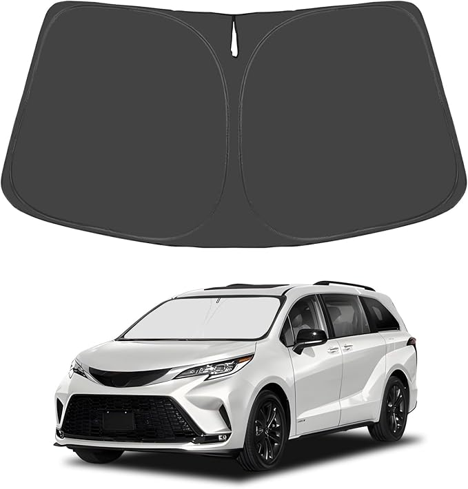 Proadsy Custom Fit 2021-2025 Sienna Mini L LE SE XLE Limited Van Windshield Sun by Proadsy