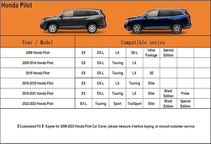 Kayme 6 Layers SUV Car Cover Custom Fit - Image 6