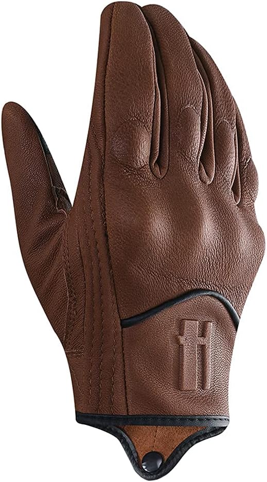 Harssidanzar Women's Motorcycle Gloves, Leather Motorcycle Gloves, Motorbike - Image 6