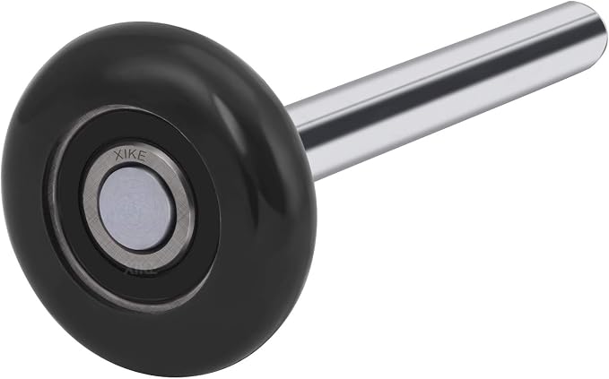 XiKe 10 Pack Black 2" Nylon Garage Door Roller 4" Stem, Quiet/Durable and High - Image 5