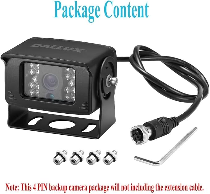 Bus Truck Vehicle Backup Cameras Wide View Angle cab cam Rearview Reverse - Image 3