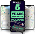 5 Year 4G 12/24v Wired GPS Tracker, All Inclusive, No Monthly Fees, No by GPSBob
