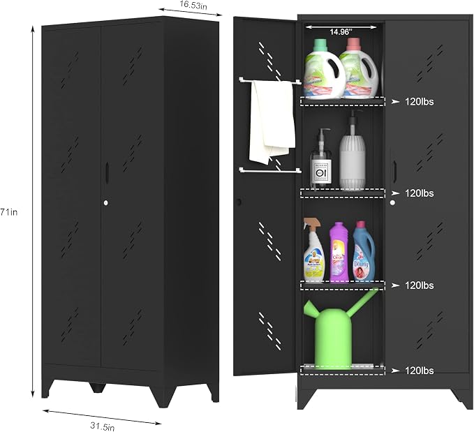 Metal Garage Storage Cabinet, Storage - Image 3