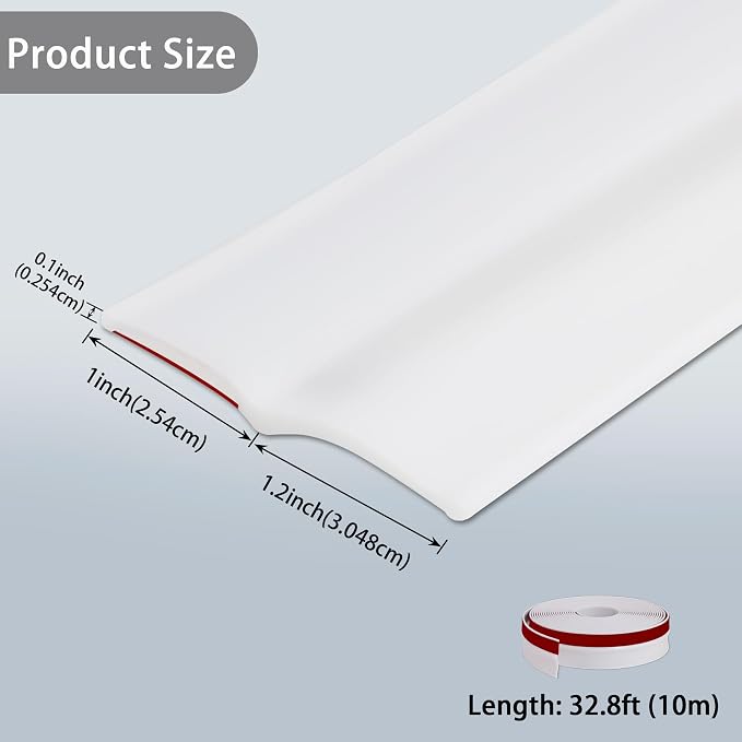 Gaahing Garage Door Top and Sides Seal Strip, Universal Weather Stripping - Image 6