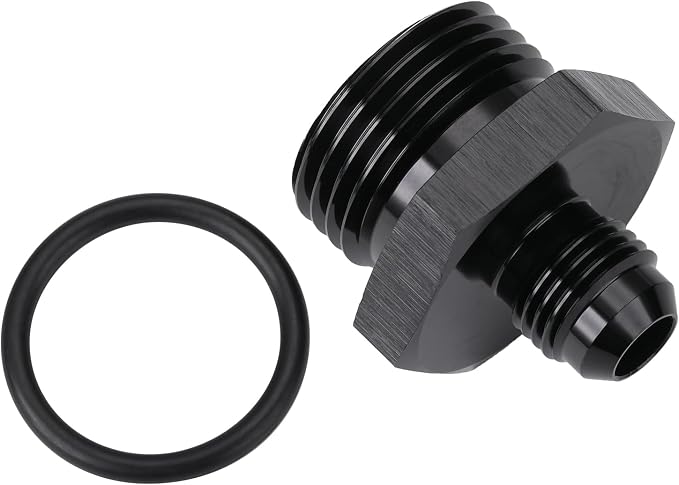 6AN Male Flare to 12AN ORB O-ring Boss Fuel Pump Rail Adapter Fitting Aluminum - Image 4