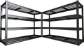 67" Wide Garage Shelving Unit, 3500 LBS Capacity, Industrial Adjustable Shelves by PMKES