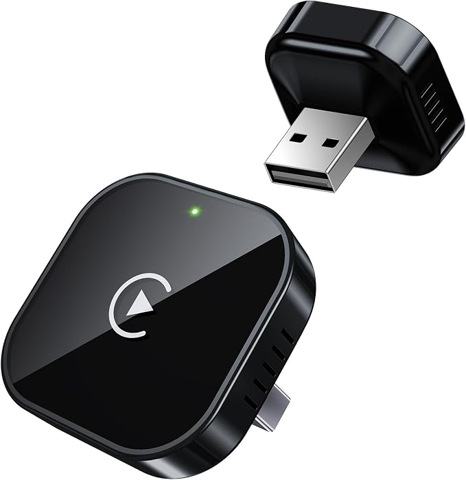 Teeran Wireless CarPlay Adapter 2025 Upgrade Wired CarPlay to Wireless by HOMEPAGE