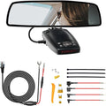 Radar Detector Rearview Mirror Rod Mounting Bracket and Radar Direct Power Cord by SDSACZMU