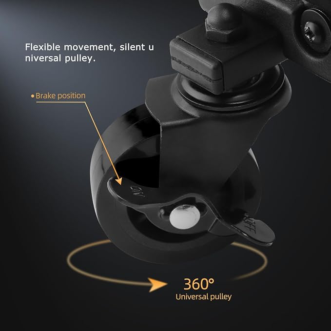 SPTA Automotive Mobile Rolling Mechanics Stool - Image 5