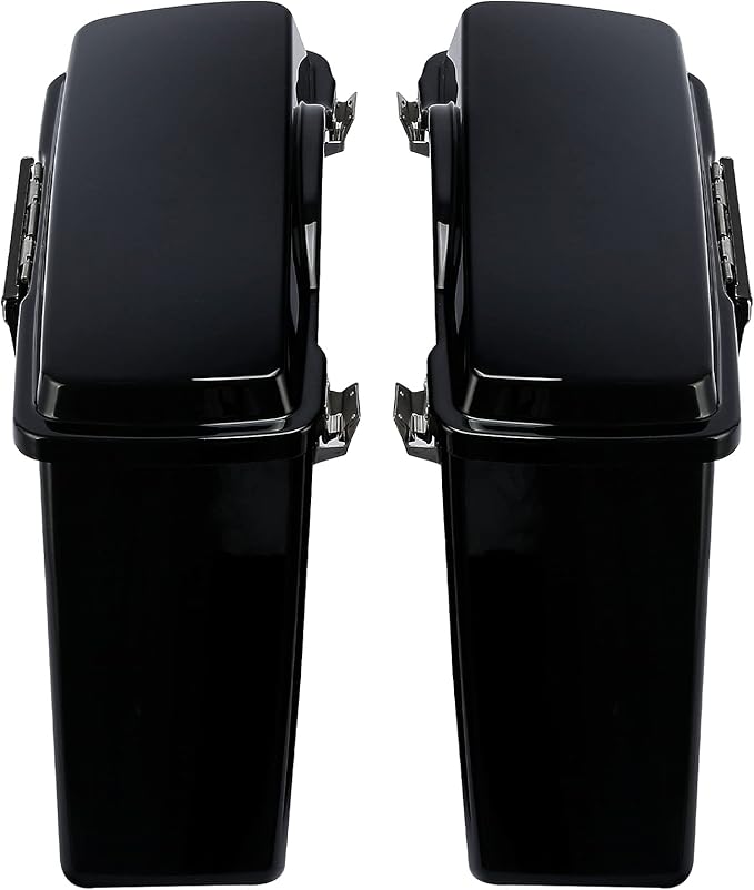 Green-L Hard Saddlebags with Black Latches Fit - Image 4