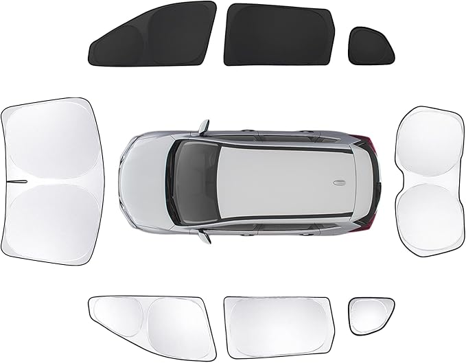 8pcs Car Window Shades for Nissan Rogue 2014-2020 Accessories, Windshield Side by Unknown
