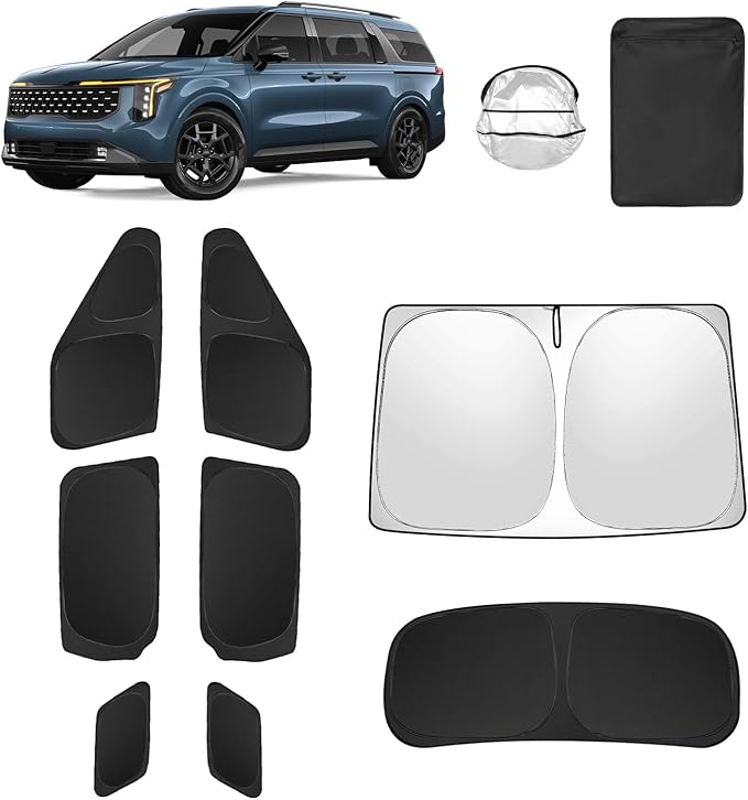 8pcs Car Window Shades for Kia Carnival 2022-2025 Accessories, Windshield Side by Unknown