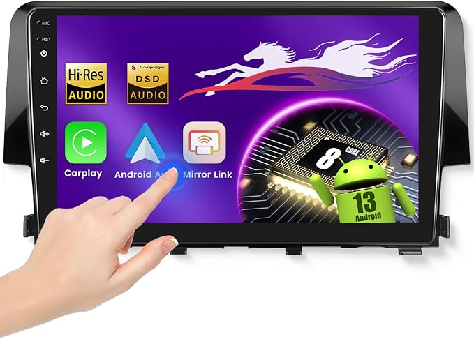 Wireless Carplay Car Stereo for Honda Civic 2016-2020 by Upriding
