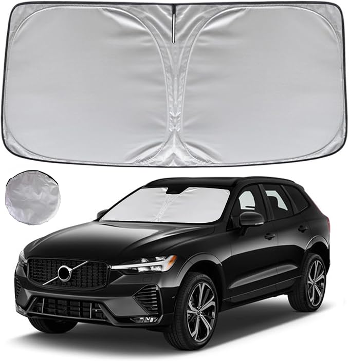KAYZT Windshield Sun Shade for 2018-2025 2026 Volvo XC60 Foldable Sunshade by KAYZT
