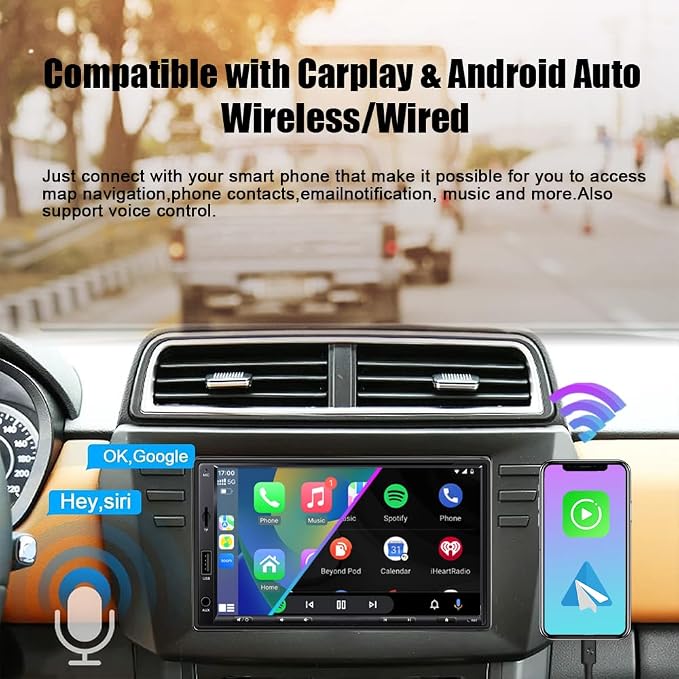 7 Inch Double Din Car Stereo - Image 3