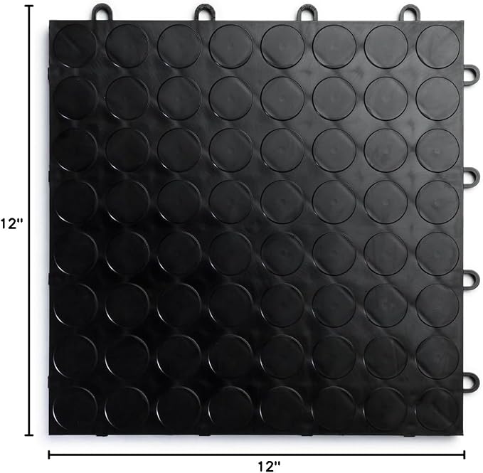 Big Floors RaceDeck CircleTrac, Interlocking Non-Slip Garage Flooring Tile - Image 8