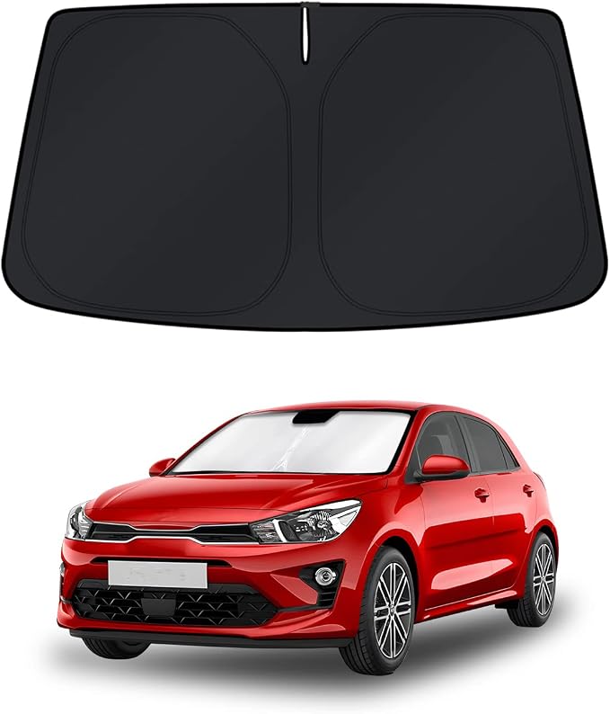 KUST Windshield Sun Shade for Kia Rio 2018-2023 Window Shade Sun Visor Cover by KUST