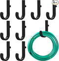 8 Pcs Shed Storage Tool Hooks Accessories Compatible by Qiyaz