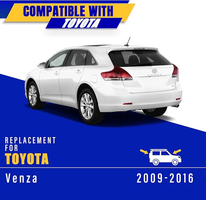 3 wipers Replacement for 2009-2016 Toyota Venza, Windshield Wiper Blades - Image 5