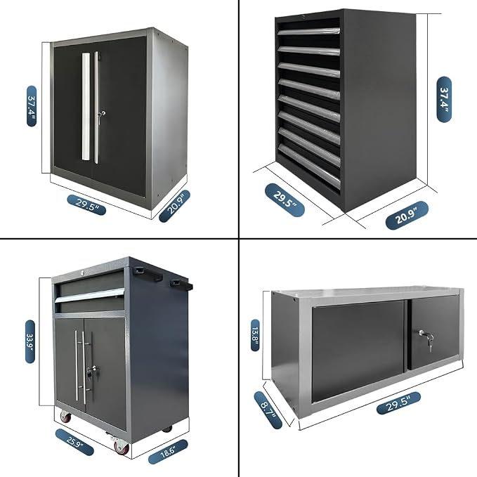 JZD Storage Cabinet Set, Pro Tool Organization System - Image 6