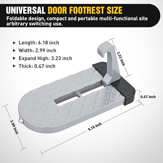 Nilight Car Door Step for Roof Access Universal Car Step Hook for Roof SUV - Image 6