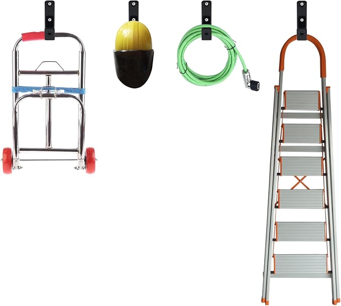 Bunk Bed Ladder Hooks Brackets, Iron Bed Ladder Hook, PVC Coated Angled Ladder - Image 7