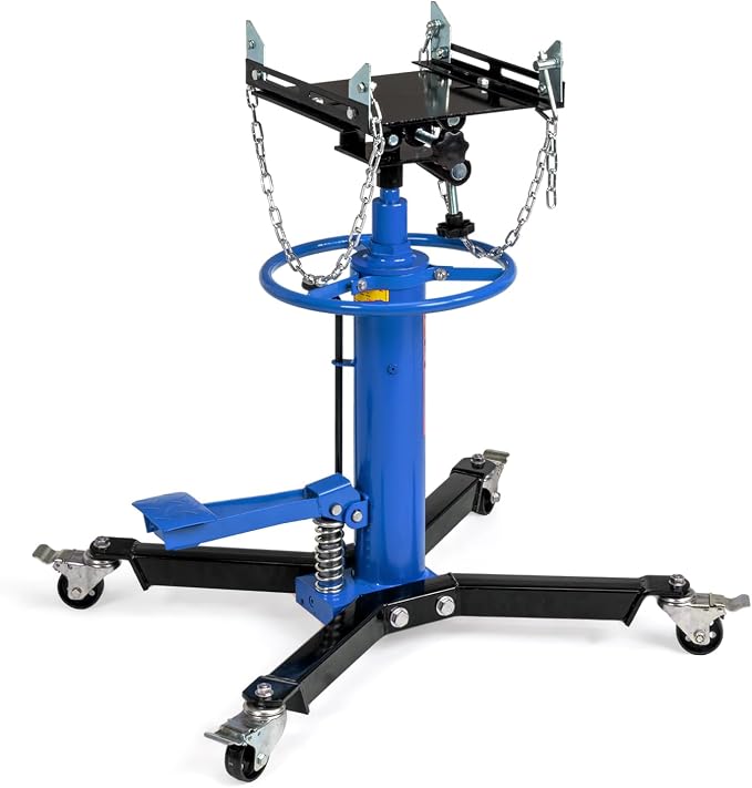 TUFFIOM Transmission Jack, 1660 lbs 3/4-Ton Hydraulic 2-Stage High Lift by TUFFIOM