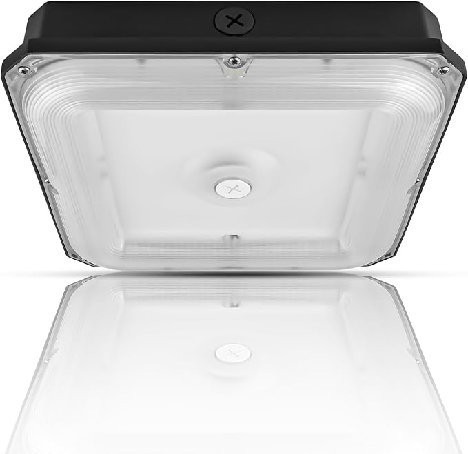 80W/60W/40W Power Selectable LED Canopy Garage Light by OstekLedLighting
