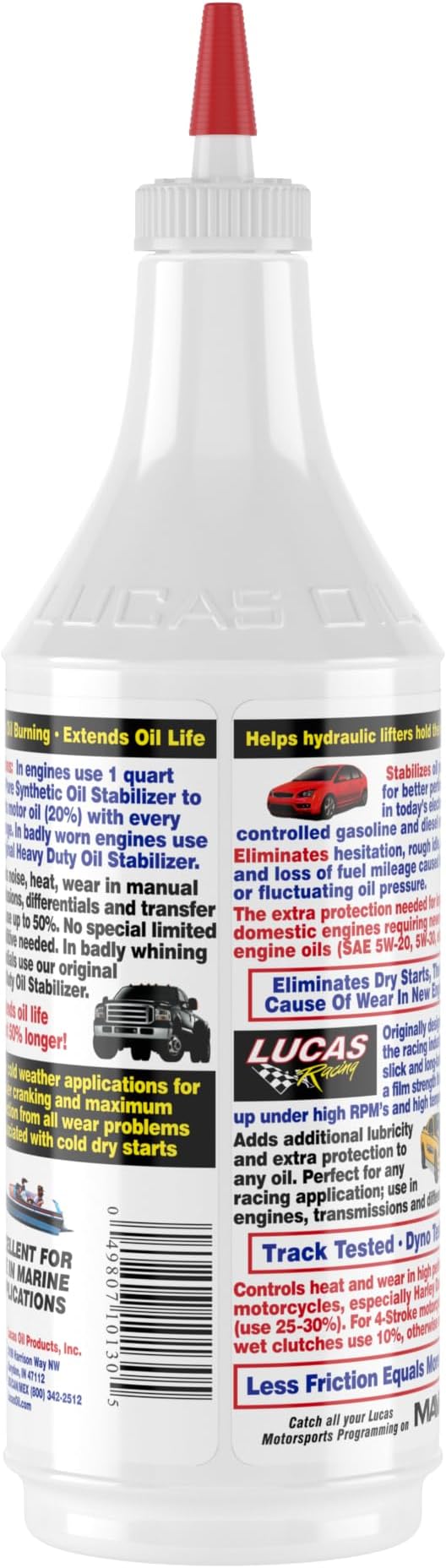 Lucas Oil 10130 Pure Synthetic Oil Stabilizer - Image 2