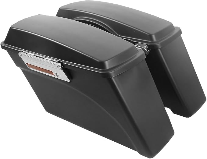 XFMT Hard Saddlebags Saddle Bag & Chrome Conversion Brackets - Image 4