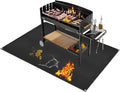 Under Grill Mat for Outdoor Grilling, 32 x 48 inches Double-Sided Fireproof by Unknown