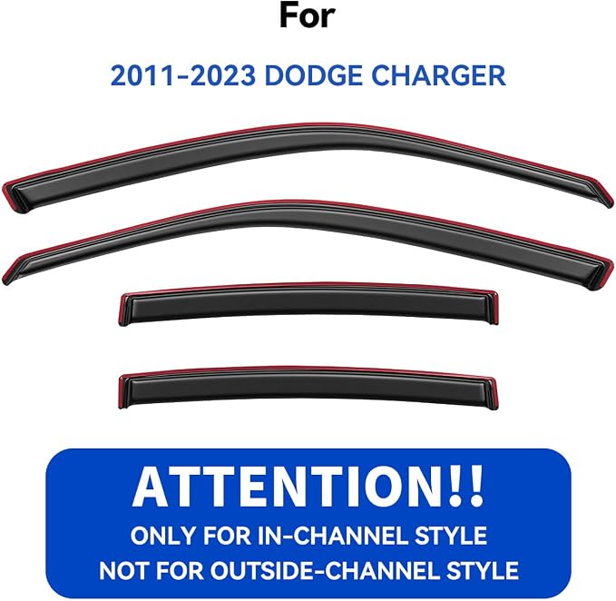 in-Channel Window Visors Rain Guards - Image 2