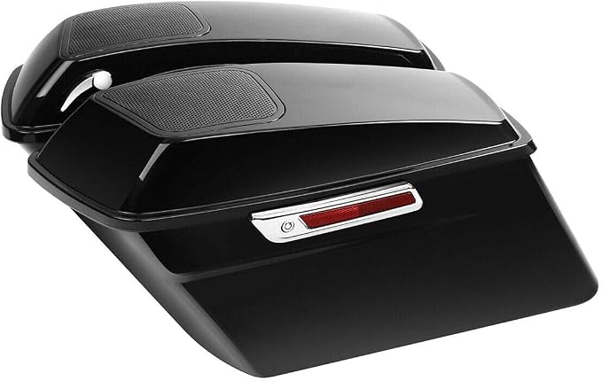 Green-L Vivid Black Hard Saddlebags - Image 4