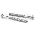 #14 x 4" Wood Screw 100Pcs 18-8 Stainless Steel Screws Flat Head Phillips Fast by SGTZH