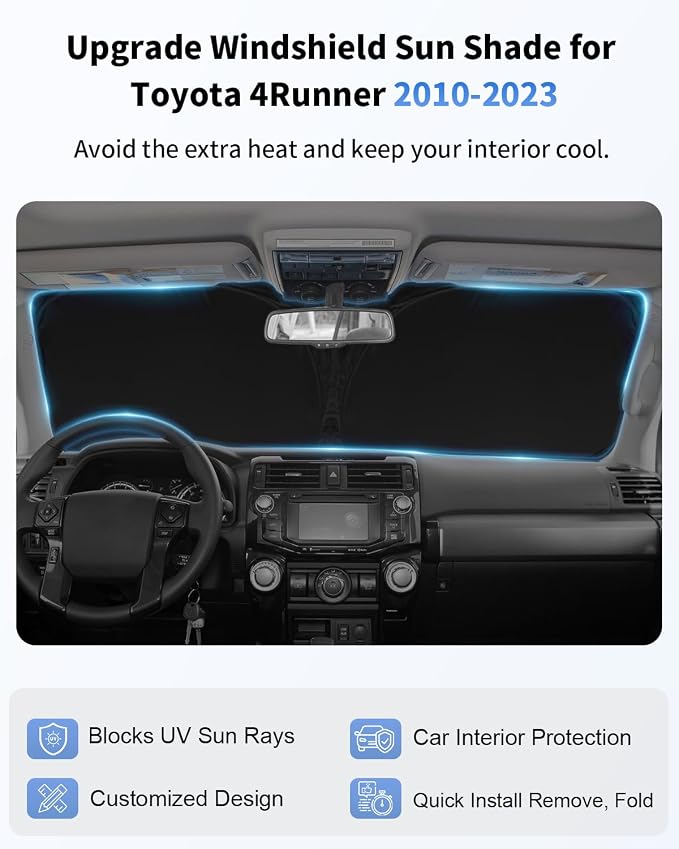 for Toyota 4Runner Windshield Sun Shade Sunshade - Image 7