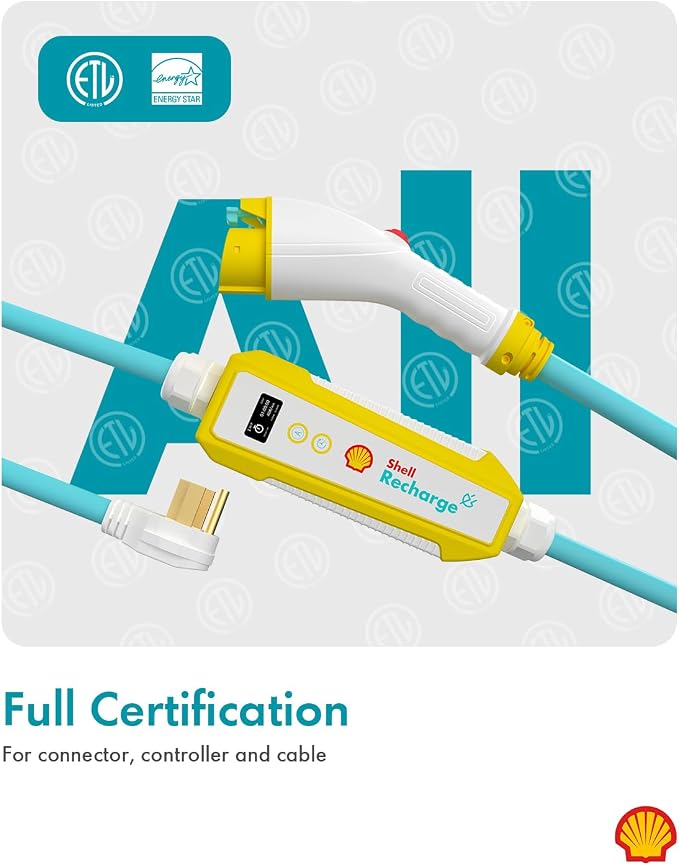 Shell Level 2 EV Charger, 40A ETL Certified Energy Star EV Charger, - Image 2