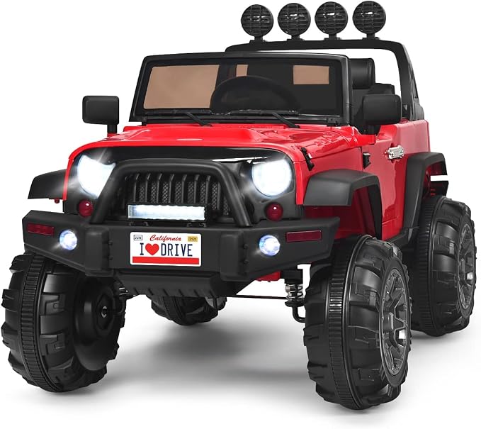 Costzon Ride on Car, 12V Battery Powered Electric Vehicle w/Parent Remote by Costzon