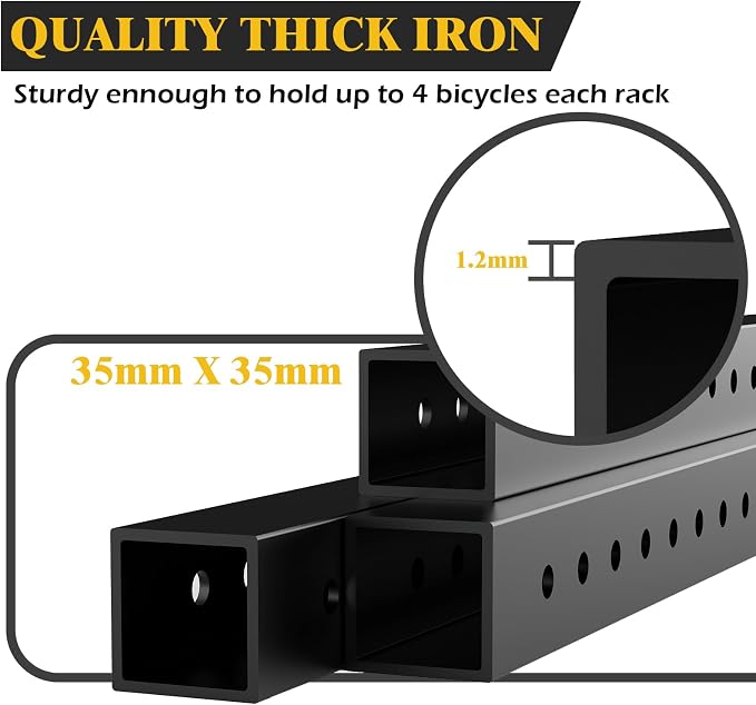 640Lbs Ceiling Mounted Bike Rack, Bike Storage Rack - Image 2