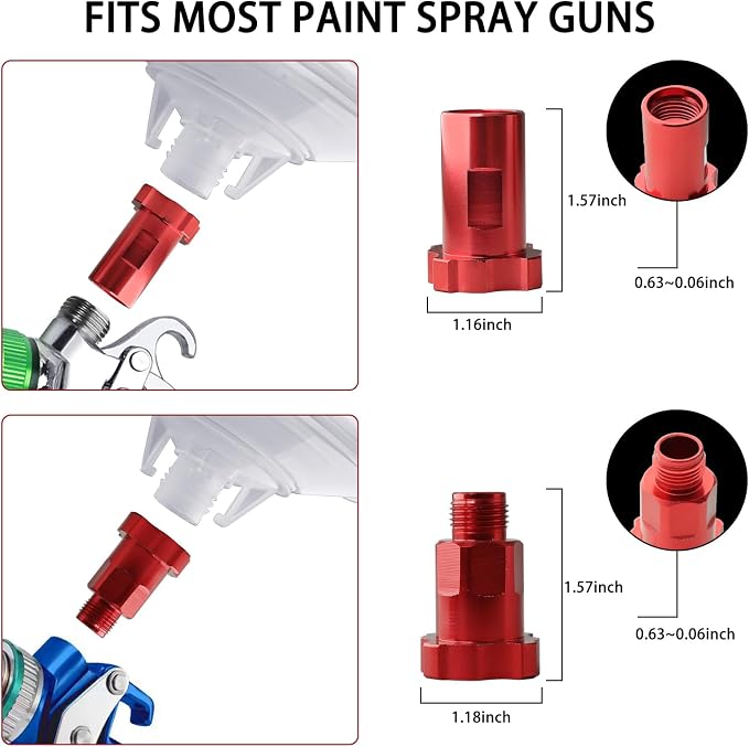 Disposable Paint Mixing Cup 20 Ounce Kit, HVLP Paint Sprayer Gun Mixing Cups - Image 3