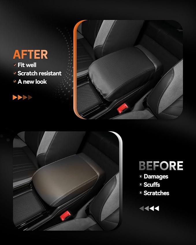 CDEFG for Volkswagen ID.4 2023-2025 Center Console Cover Armrest Box Cover for - Image 3