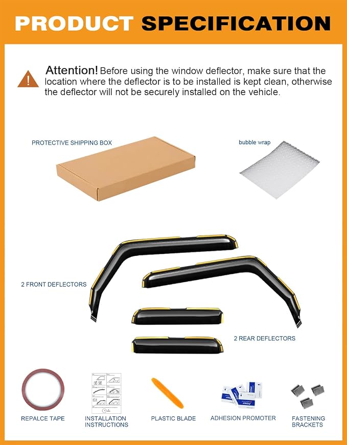 in-Channel Window Rain Guards Fit - Image 8