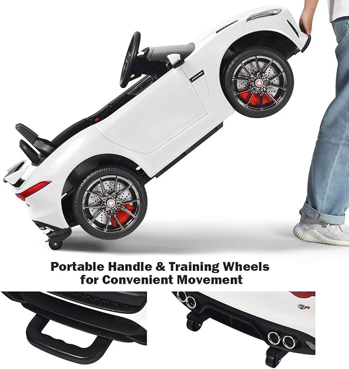Costzon Ride on Car, 12V Licensed Jaguar F-Type SVR Battery Powered Kids' - Image 7