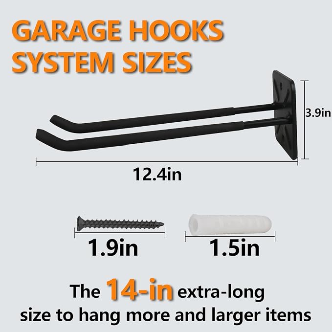 Folding Chair Rack, Heavy Duty Garage Wall Mount Organizer and Holder, Garden - Image 5