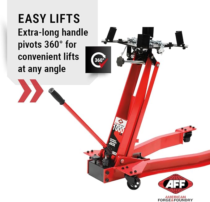 AFF Low Profile Manual Hydraulic Transmission Jack - Image 6