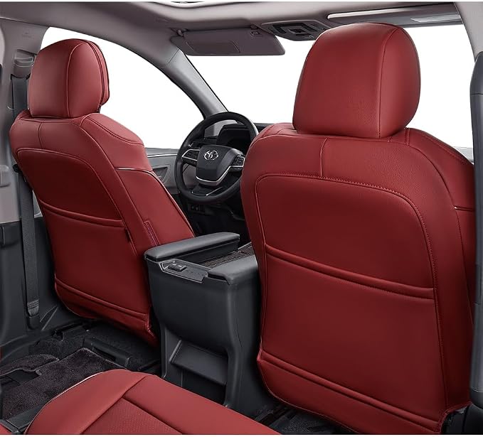 EKR Sienna Seat Covers for 2021-2025 Toyota Sienna Limited, 2nd Row Captain - Image 4