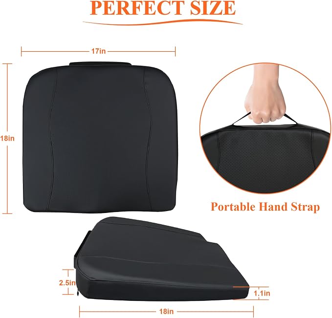 kingphenix Premium Car Seat Cushion, Memory Foam Driver Seat Cushion to Improve - Image 7