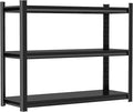 Metal Garage Shelving Unit, Heavy Duty 3-Tier Adjustable Storage Rack, Steel by Notmise